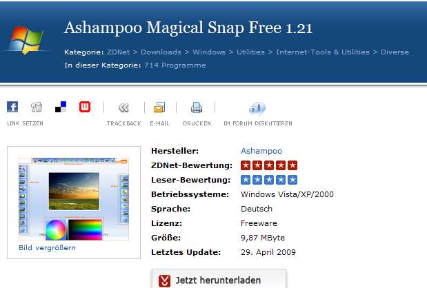 Ashampoo Magical Snap Free